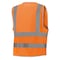 Pioneer Mesh Safety Vest, Orange, Medium, 2 Stripe V1025250U-M - alternate 4